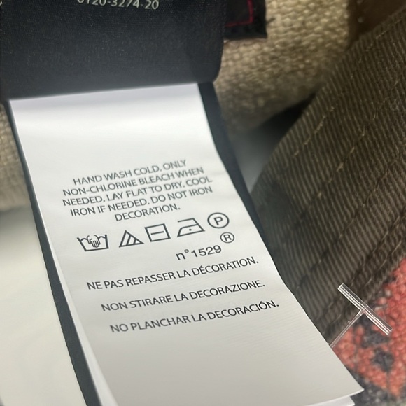 Double RRL Ralph Lauren Pure Linen Southwest Theme Men Hat Size L made in China - Picture 11 of 15